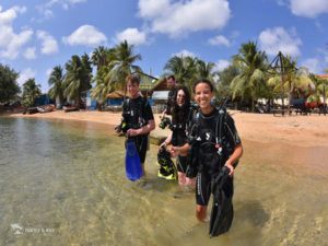 Cruise Passengers Scuba Diving